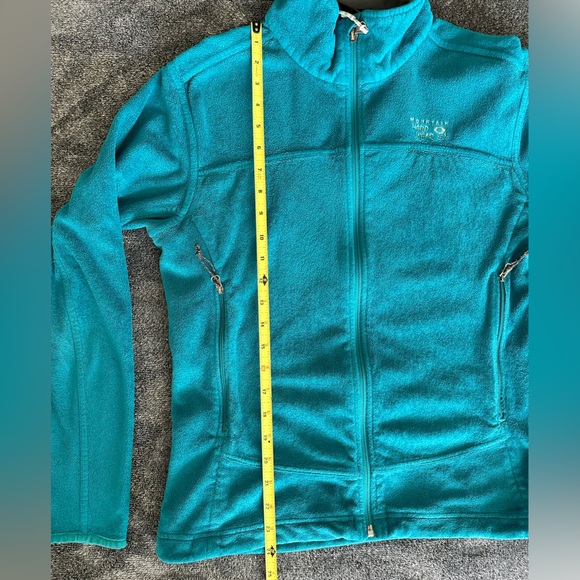 Mountain Hardwear Women's Pyxis Teal Full-Zip Fleece Jacket, Size Medium - Picture 8 of 9